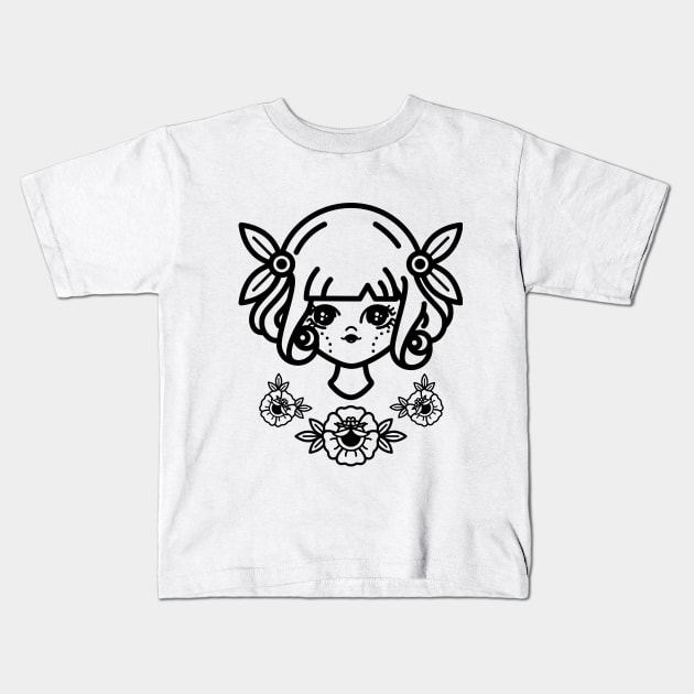 Makoto girl Kids T-Shirt by cunchun